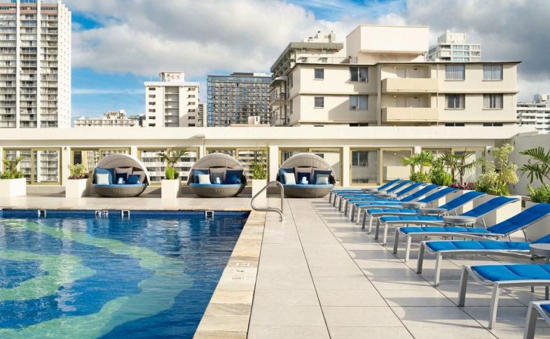 USA, Havajské ostrovy, Waikiki (Beach)