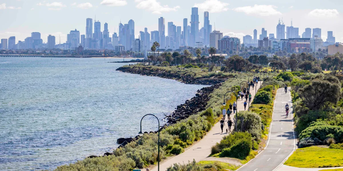 Návštěva pláží St Kilda Návštěva pláží St Kilda