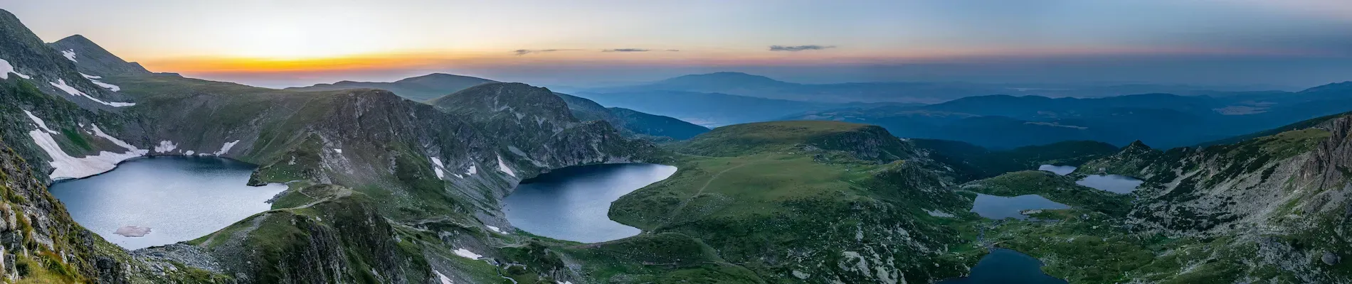 Bulharsko, jezera Rila Bulharsko, jezera Rila