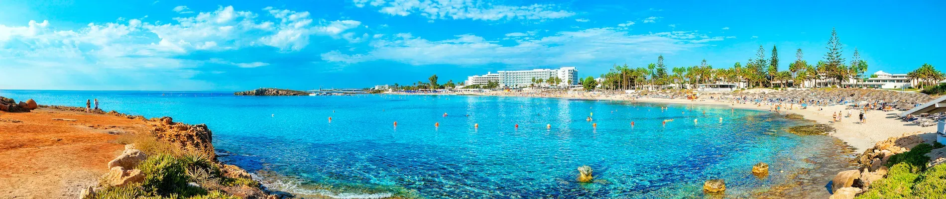 Kypr, pláž Nissi Kypr, pláž Nissi