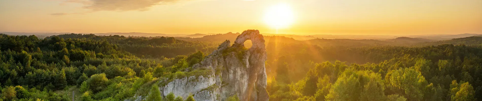 Polsko, skála Okiennik wielki Polsko, skála Okiennik wielki