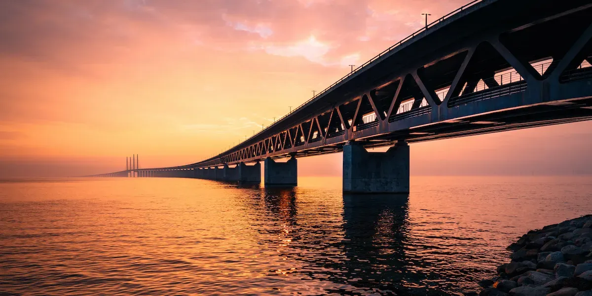 Dánský most Öresund Dánský most Öresund