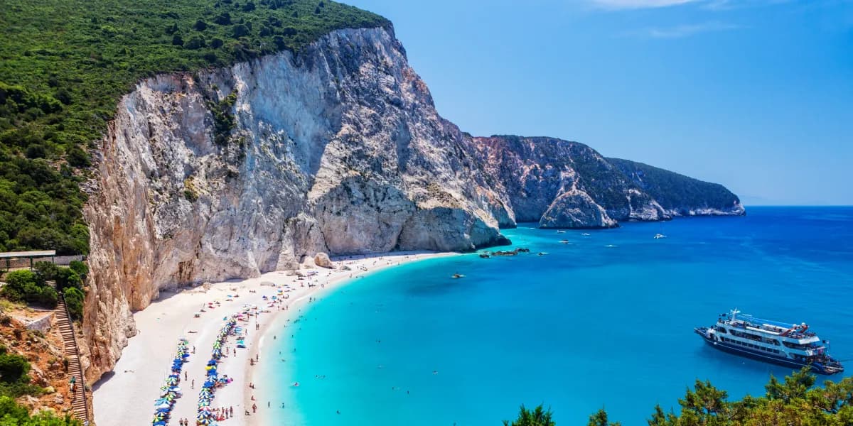 Návštěva pláže Porto Katsiki Návštěva pláže Porto Katsiki